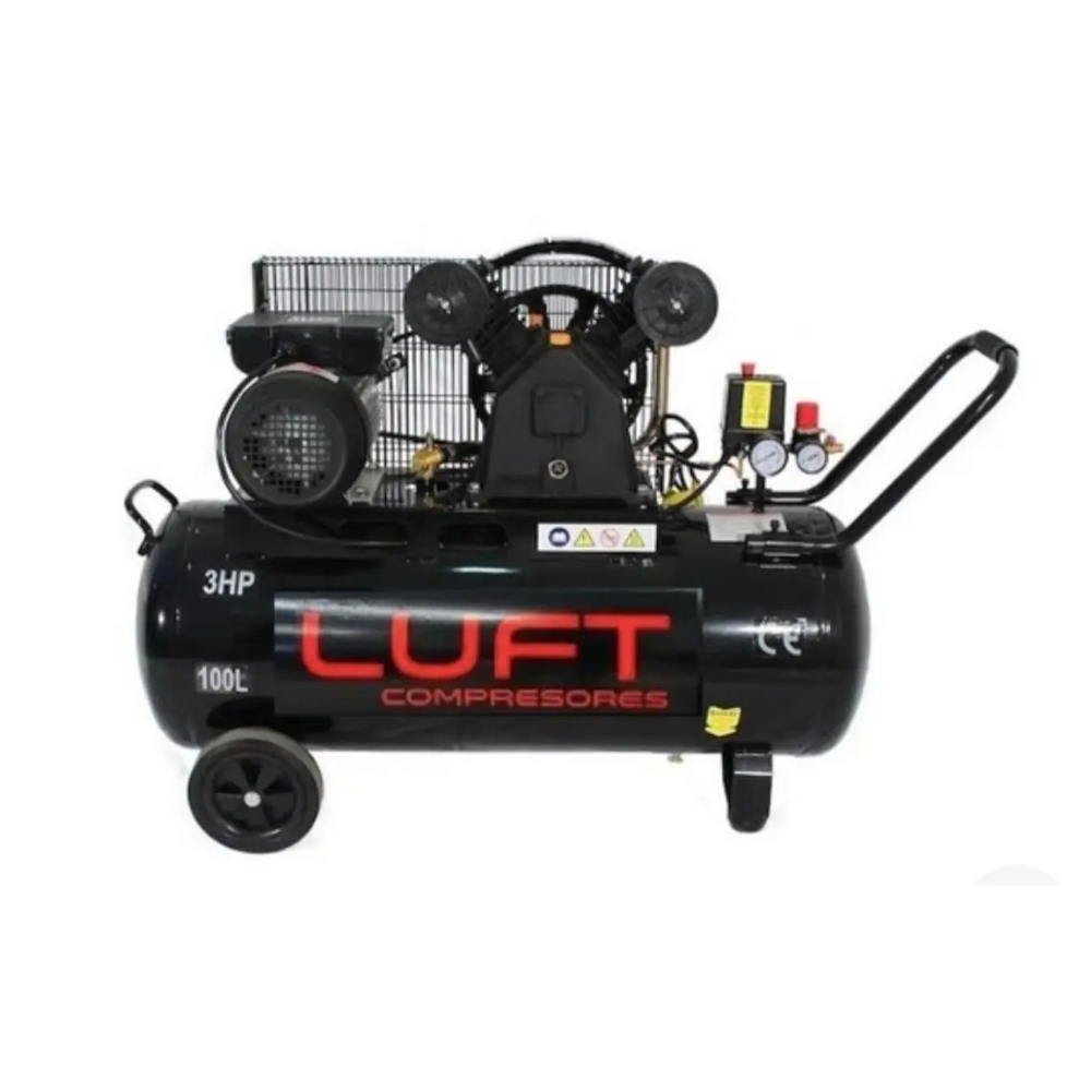 Compresor de Aire 3HP 100 Litros LUFT