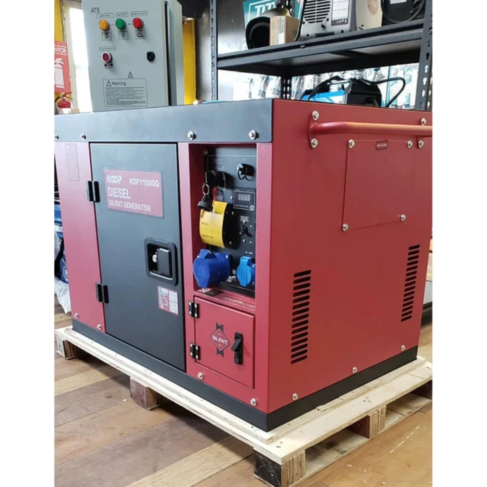 Generador Diésel insonoro 8.5 kw KOOP 220V con ATS