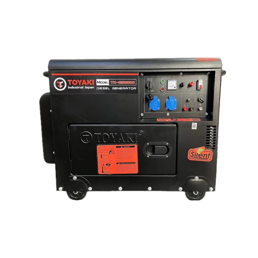 Generador Toyaki Diesel Monofasico 6,5KVA + ATS